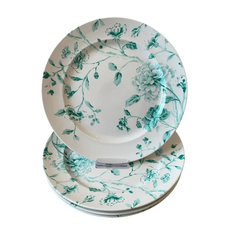 Martha Stewart Chinoserie Dinner Plates 10.5